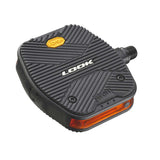 LOOK Geo City Vision Grip hybrid pedals with Vibram Activ Grip and integrated LED lights, designed for cycling components.