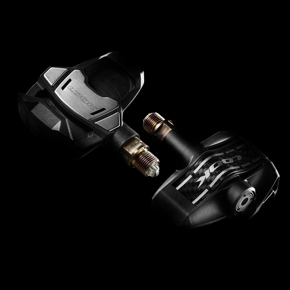Look Keo Blade Power single road cycling pedal with integrated power meter, lightweight aluminum body, and cleat system.