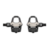 Look Keo 2 Max Black road cycling pedals with adjustable tension and wide platform, shown with cleats attached.
