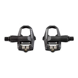 Look Keo 2 Max carbon road bike pedals with wide platform and adjustable tension, shown with cleats attached.