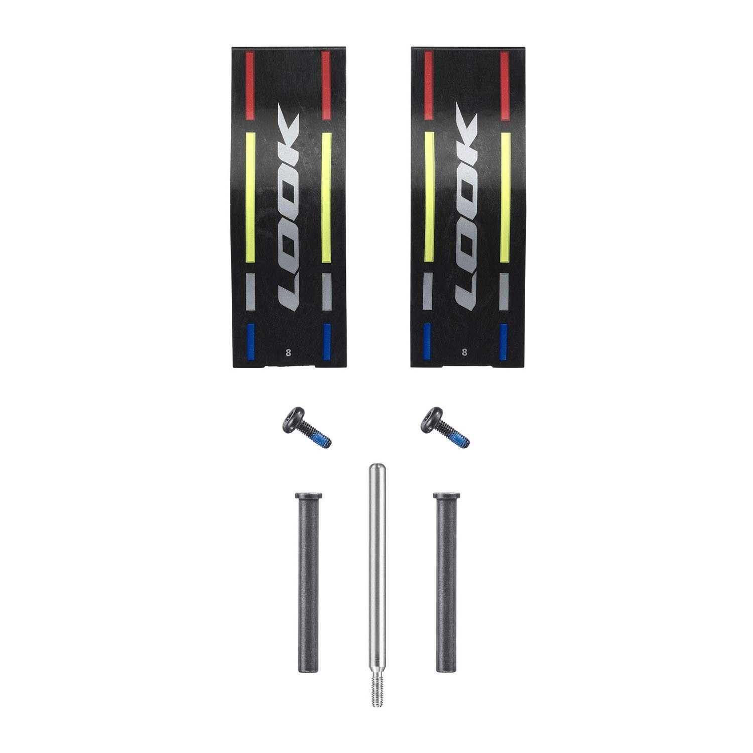 Look Blade Kit 08Nm Keo pedal tension adjustment parts, including replacement blades for bicycle pedals.