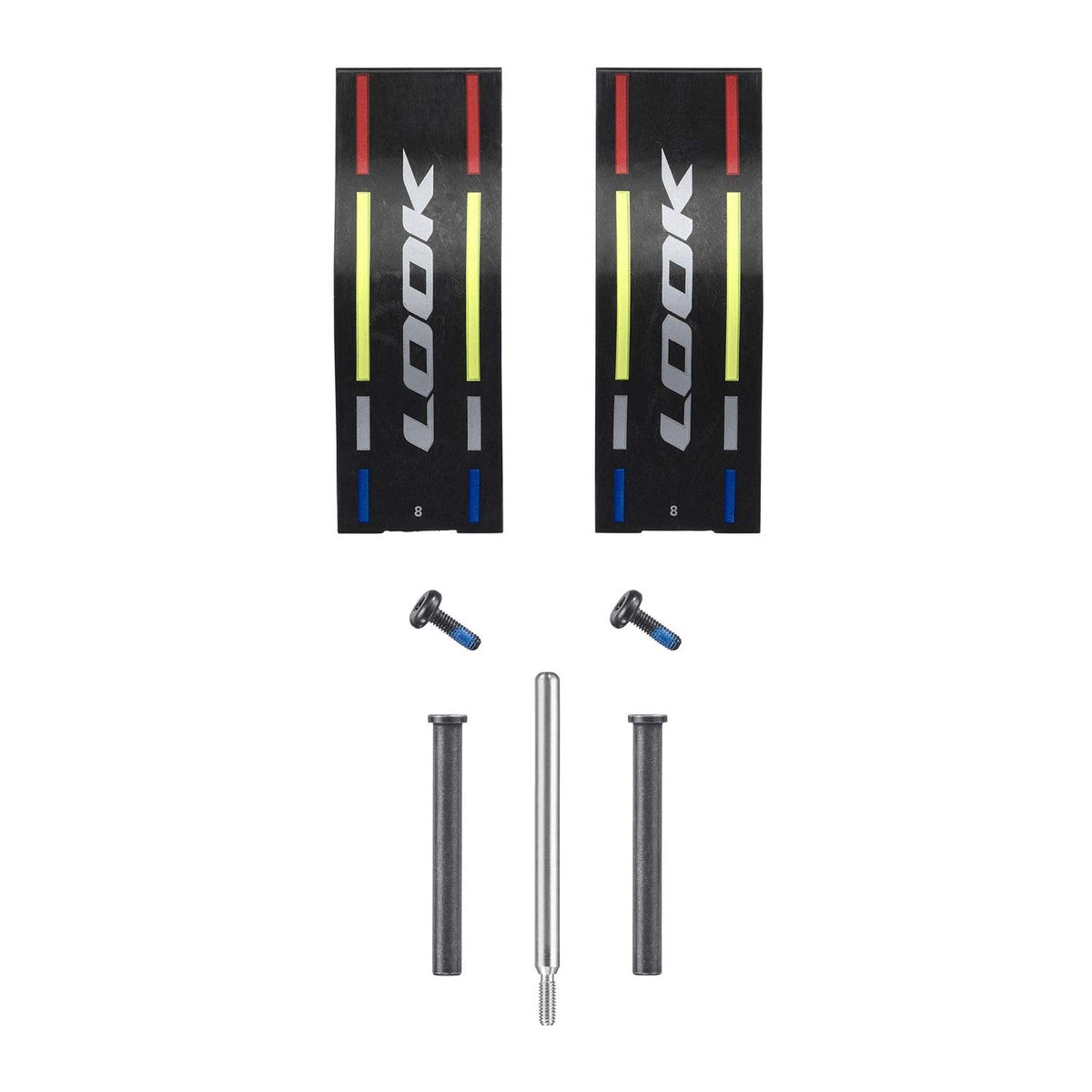Look Blade Kit 08Nm Keo pedal tension adjustment parts, including replacement blades for bicycle pedals.