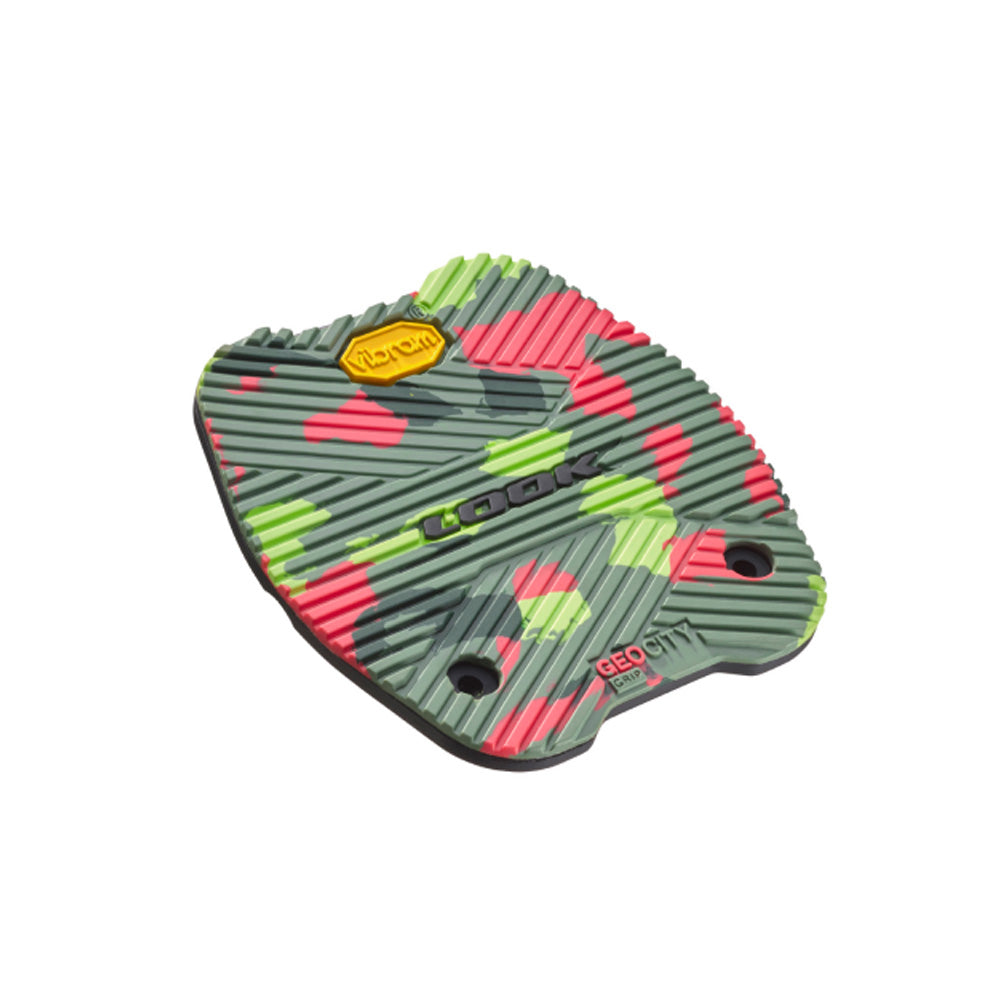 Look City Grip Pads for GEO City Pedals with ACTIV GRIP Technology, showing textured rubber pads on pedal components.