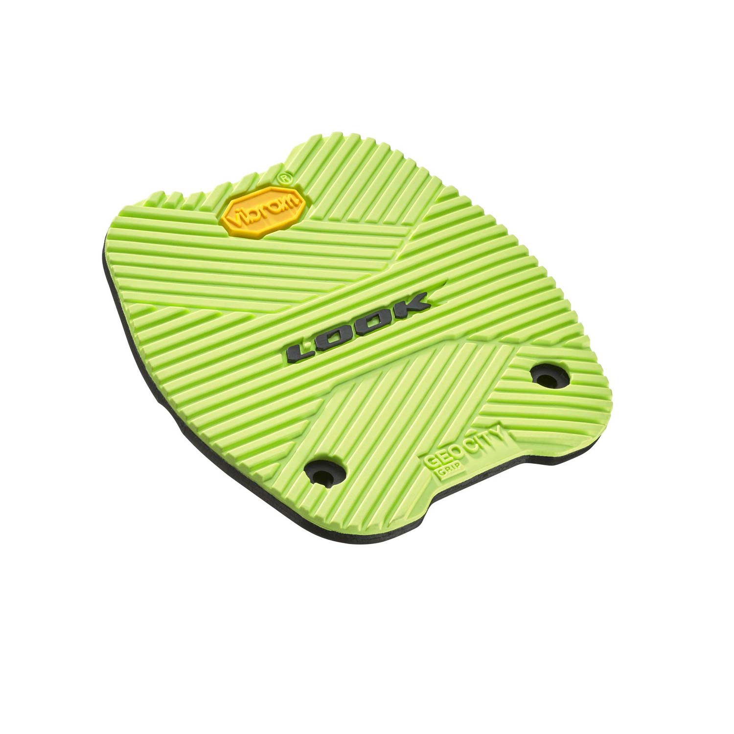 Look City Grip Pads for GEO City Pedals with ACTIV GRIP Technology by Vibram, showing textured rubber pedal components.