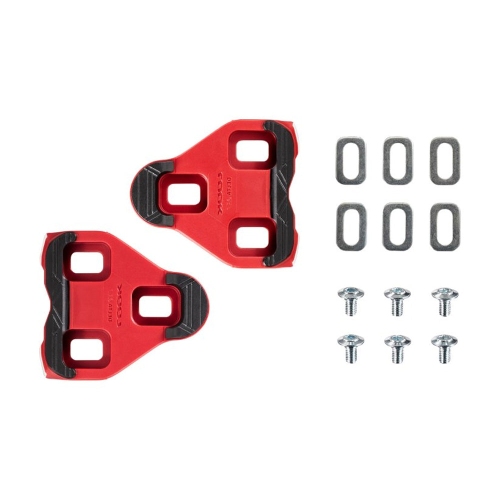 Look Delta Fitness Grip Cleat with Safe Walk and Silent Float technology for indoor cycling, shown attached to cycling shoe.