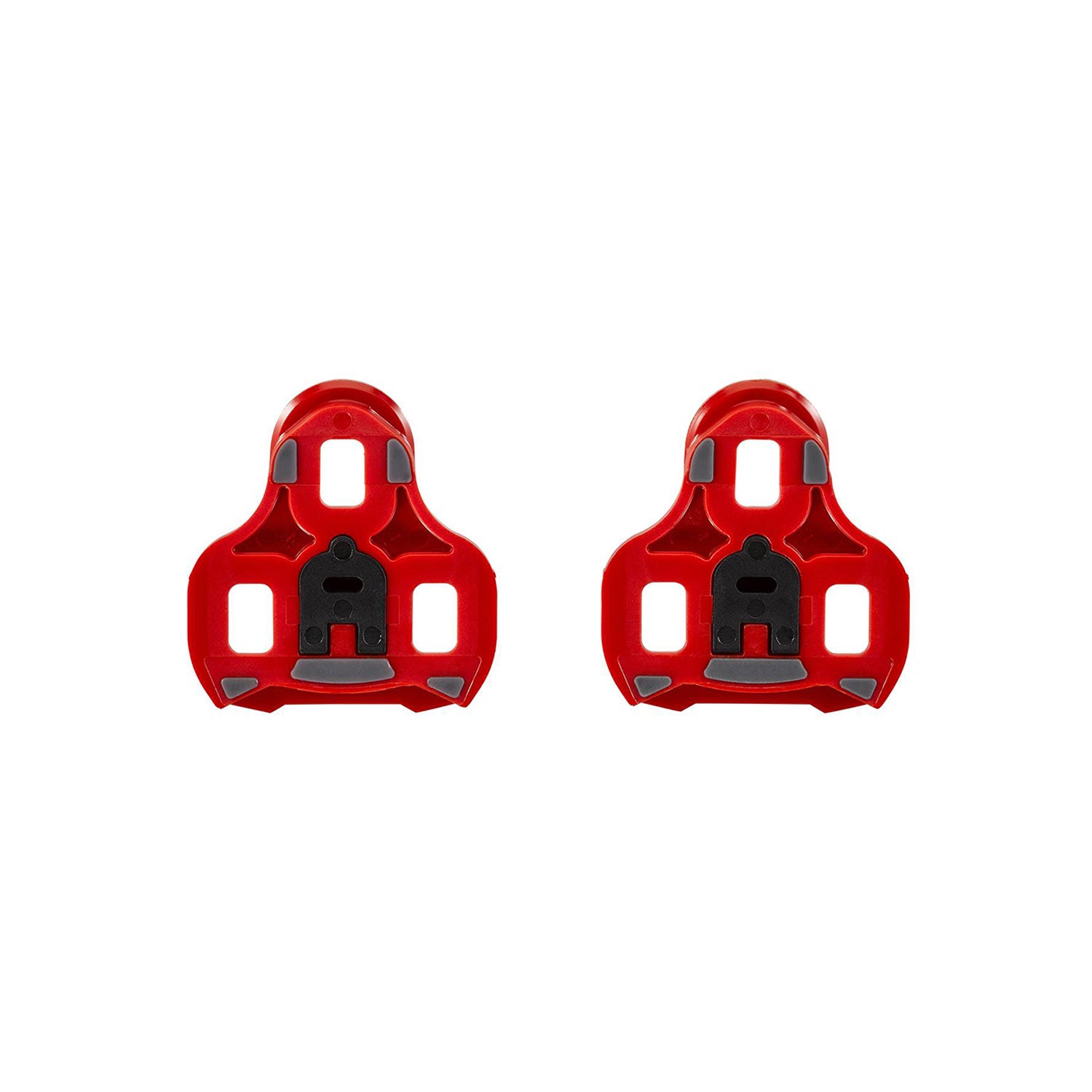 Look Keo Grip cleats with Silent Float technology for improved cycling performance, shown on a bike pedal in this component image.