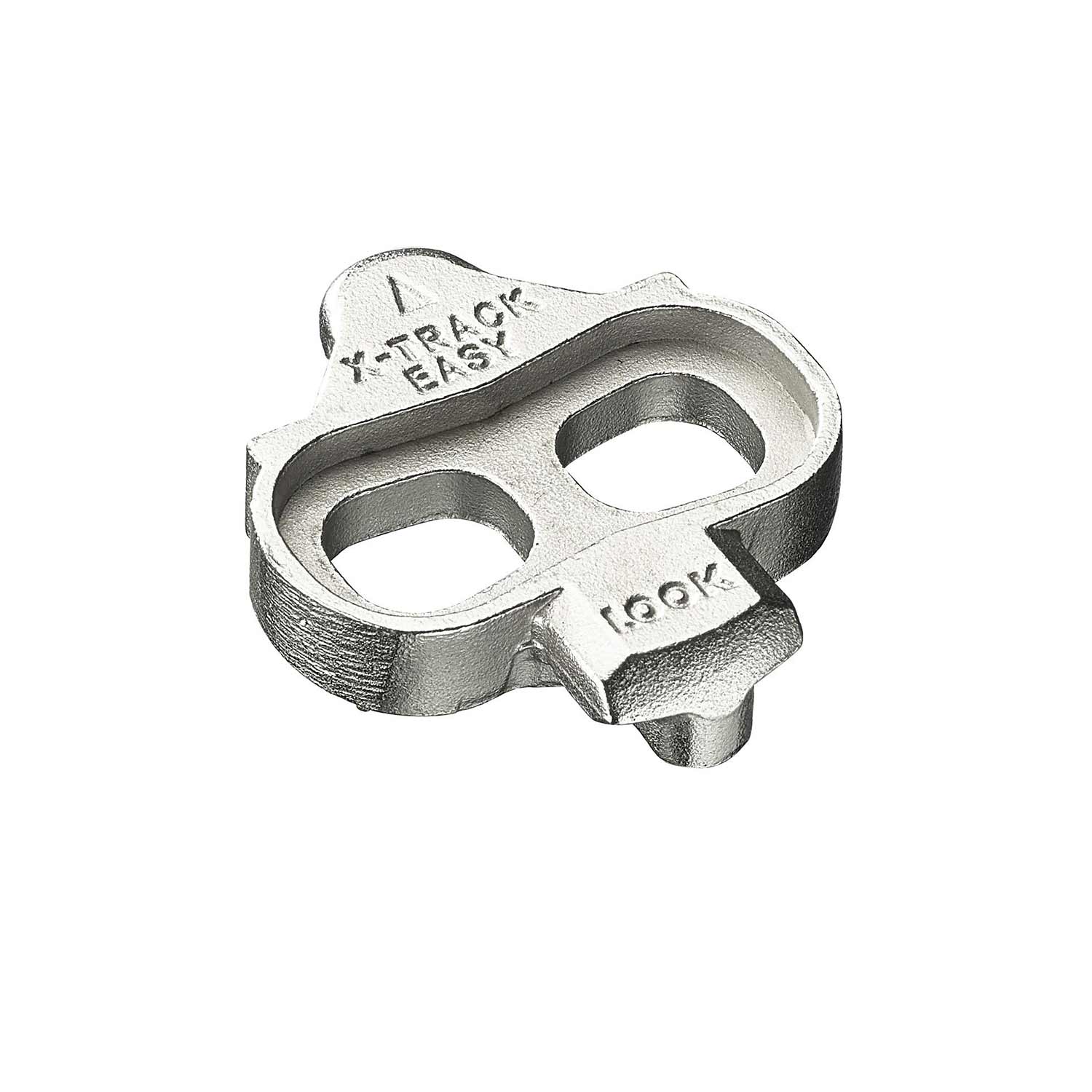 Look Cleat X-Track Easy mountain bike cleats for X-Track and Geo pedals, shown attached to a bike pedal.