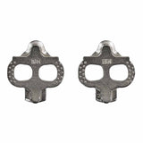 Look Cleat X-Track Easy mountain bike cleats for X-Track and Geo pedals, shown mounted on pedal with metal and plastic details.