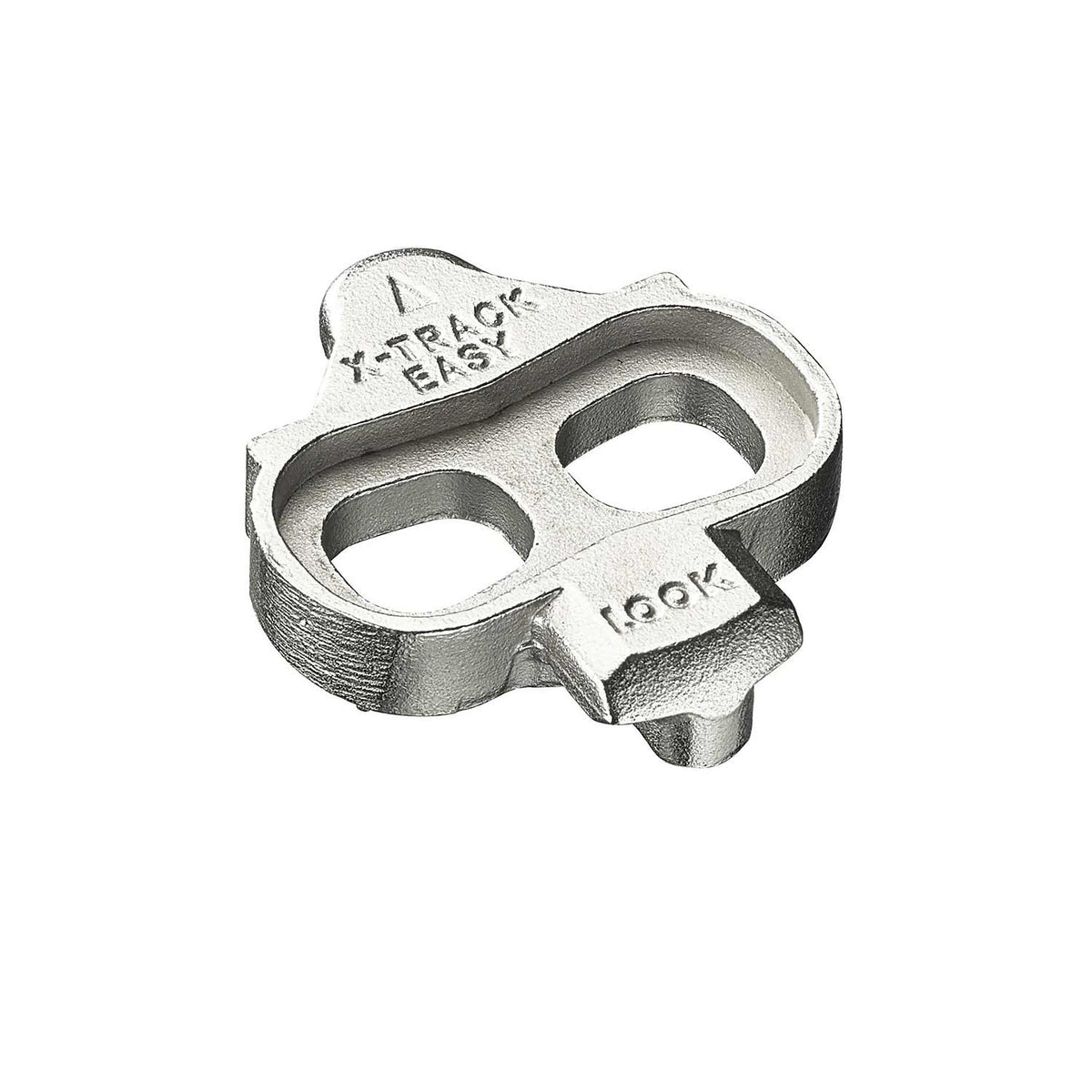 Look Cleat X-Track Easy mountain bike cleats for X-Track and Geo pedals, shown attached to a bike pedal.