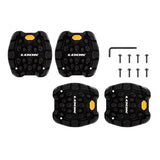 Look Trail Grip Pads with VIBRAM Activ Grip technology for off-road bike pedals, showing textured rubber surface for enhanced traction.