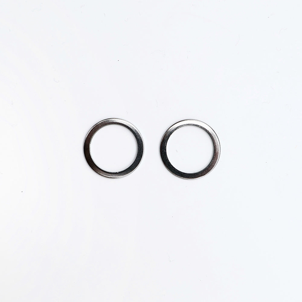 Black Look Q-Factor pedal spacers, 1mm adjustment, cycling component for precise pedal positioning.