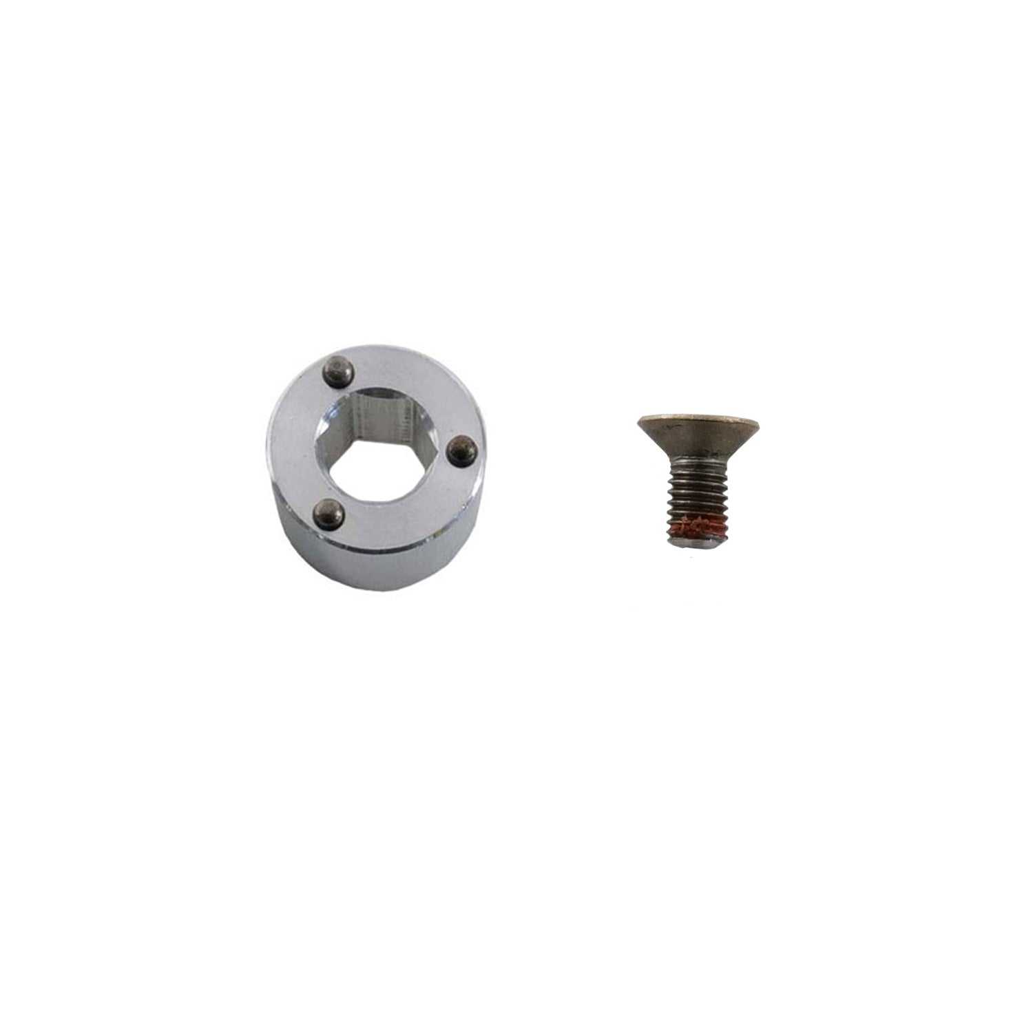 Look Power Pedal Spindle replacement component for cycling pedals, showcasing durable metal construction and precise fit.