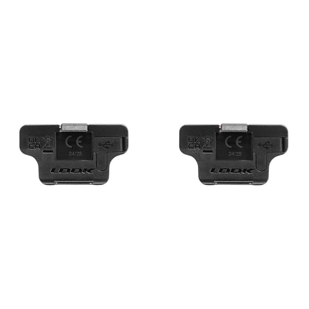 Look Keo Vision Light Upgrade Kit for Keo Blade 4th Gen pedals with 60 lumen LEDs, bicycle pedal component for enhanced visibility.
