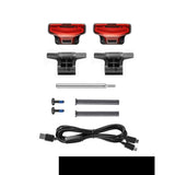Look Keo Vision Light Upgrade Kit for Keo Blade 4th Gen pedals with 60 Lumen LEDs, showcasing the compact component and LED lights.