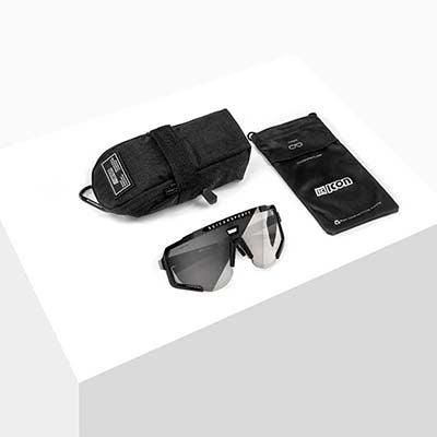 Scicon Sports Aeroscope SCNPP Photocromic Sil/Blk Gloss Eyewear