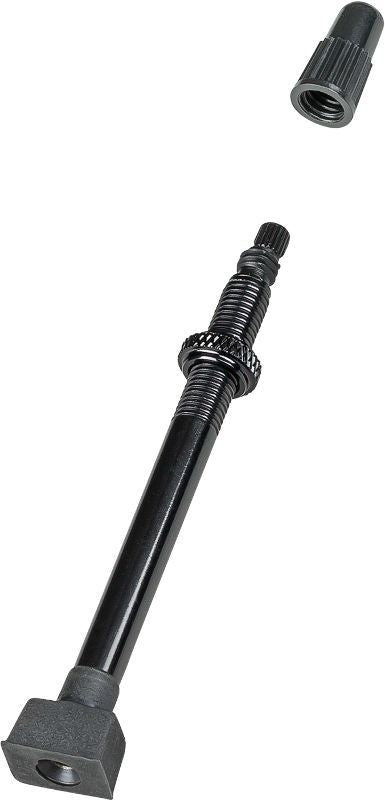 Bontrager Bontrager Rectangular Base TLR Valve Stem 2026 Black Black Valve length