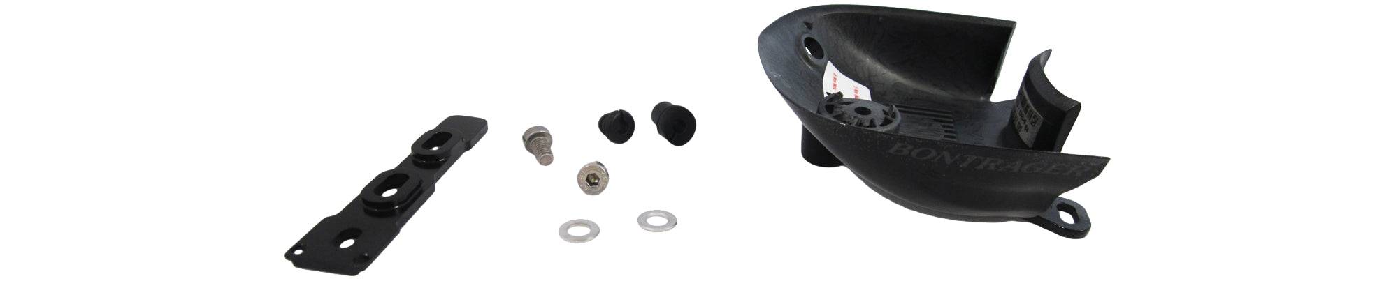 Trek Speed Concept Di2 frame hardware kit for Shimano Di2 conversion in black, includes components for bike electronics setup.
