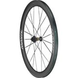 Mavic Comete 50 ceramic bearing carbon disc wheelset for road bikes, featuring aerodynamic design and lightweight components.