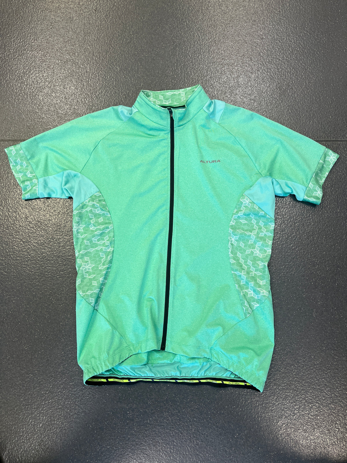 Altura Womens Peloton Short Sleeve Jersey: Aquamarine/Black 18
