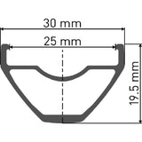 DT Swiss M 462 Sleeve-joined disc-specific Presta-drilled black