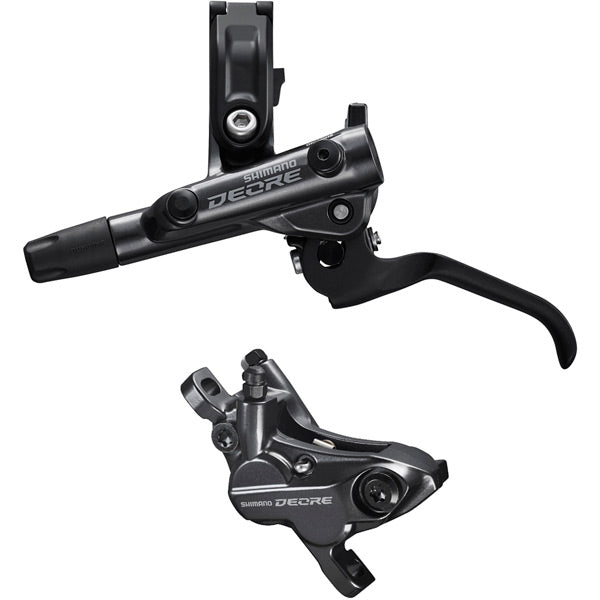 Shimano BR-M6120/BL-M6100 Deore bled brake lever/post mount 4 pot calliper