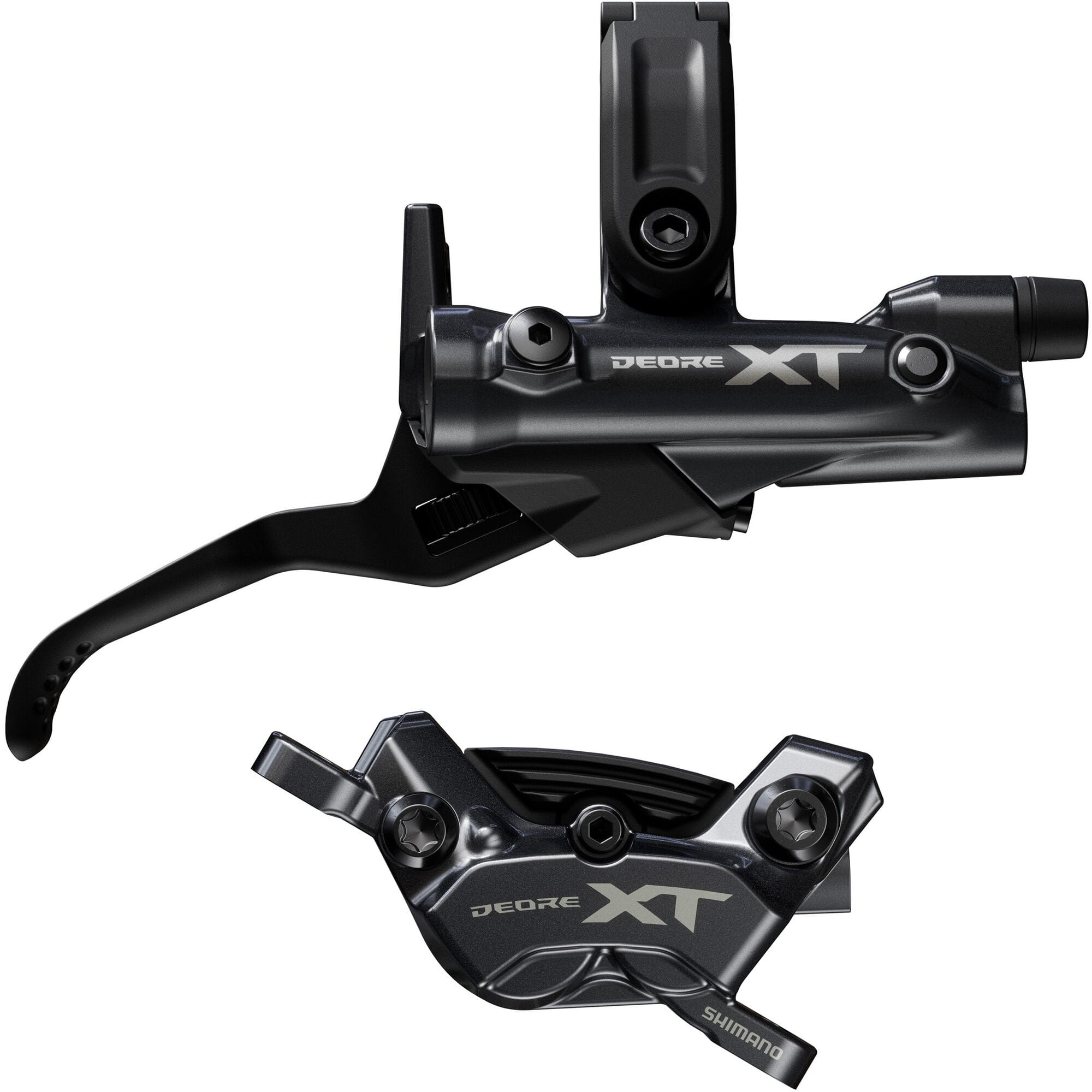 Shimano BR-M8220/BL-M8200 XT 4 pot bled brake lever/post mount calliper