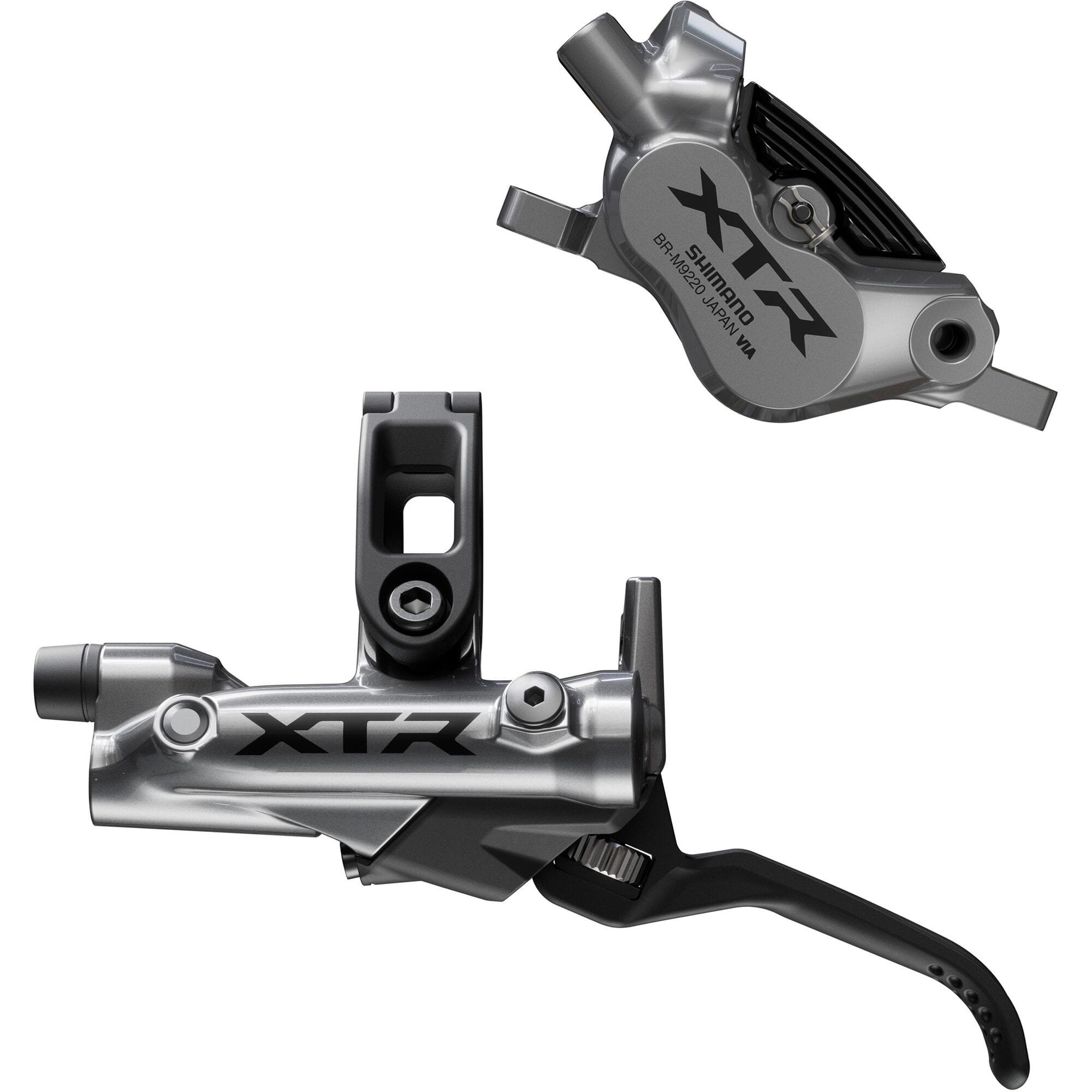 Shimano BR-M9200/BL-M9200 XTR 2 pot bled brake lever/post mount calliper