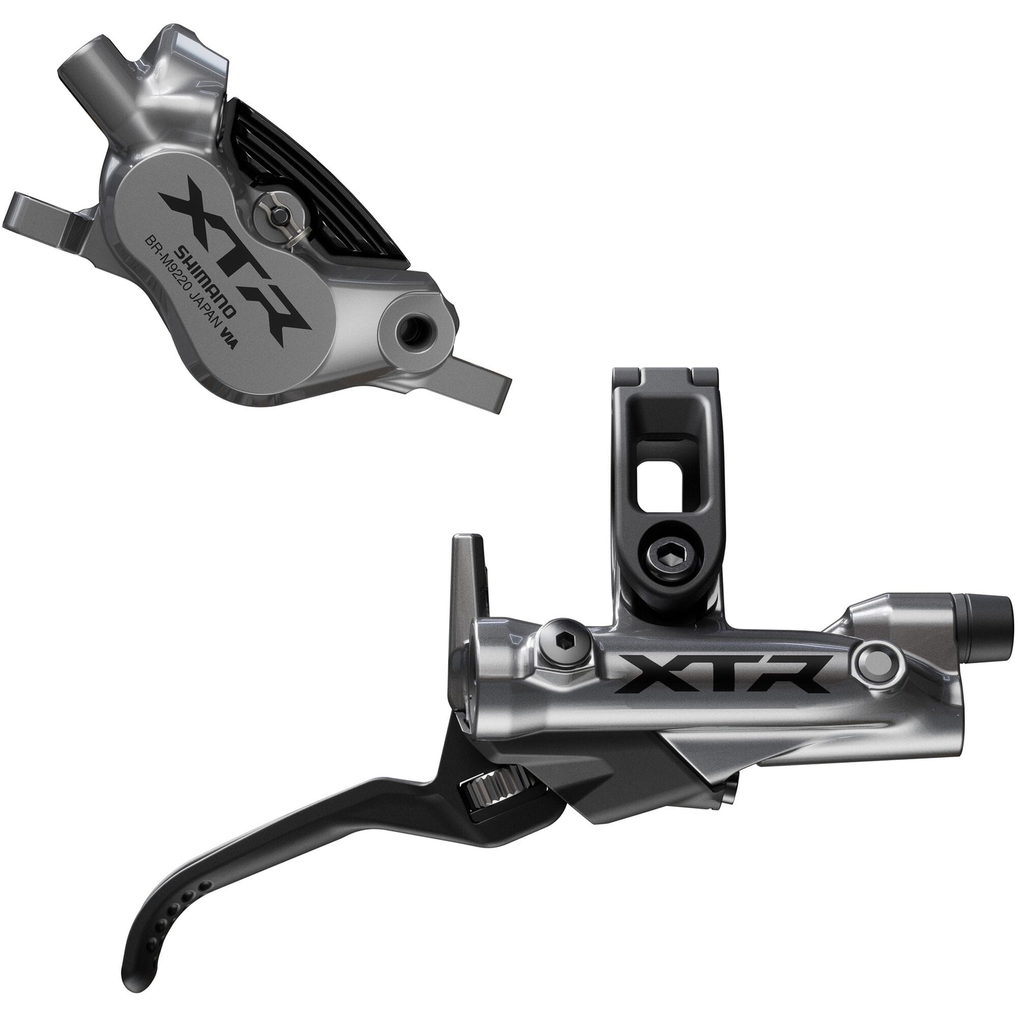 Shimano BR-M9200/BL-M9200 XTR 2 pot bled brake lever/post mount calliper