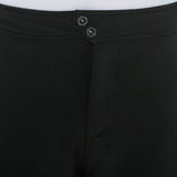 Madison Zenith men's mountain bike shorts with water-resistant DWR coating and adjustable waist, shown hanging on a rack.