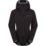 Madison Roam Women's 2.5-layer waterproof jacket with breathable fabric and reflective details, designed for outdoor weather protection.
