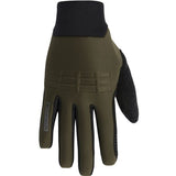 Madison Zenith 4 Season DWR thermal gloves for mountain biking, windproof and breathable, showing the gloves worn during outdoor riding.