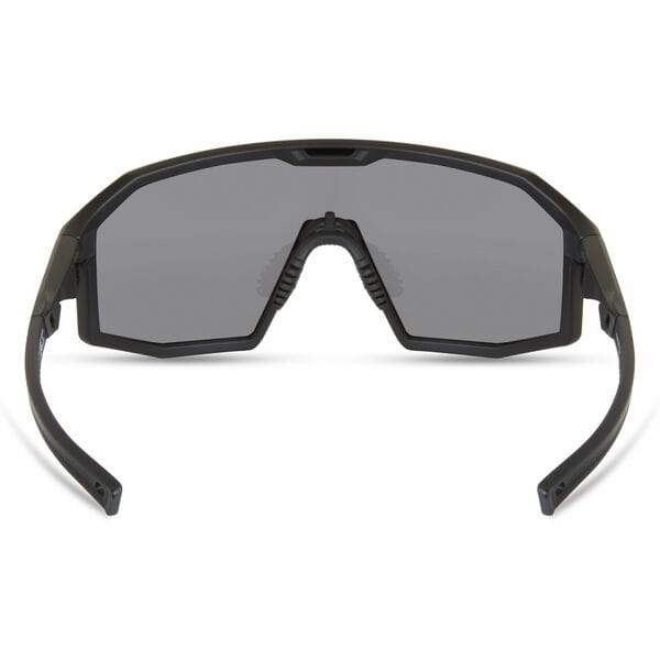 Madison Eyewear Enigma Matt Black Sunglasses - 3 Lens pack - Black Mirror / Amber / Clear