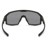 Madison Eyewear Enigma Matt Black Sunglasses - 3 Lens pack - Black Mirror / Amber / Clear
