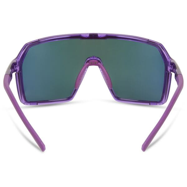 Madison Eyewear Crypto Crystal Gloss Purple Sunglasses - 3 Lens Pack Purple Mirror/Amber / Clear