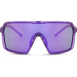Madison Eyewear Crypto Crystal Gloss Purple Sunglasses - 3 Lens Pack Purple Mirror/Amber / Clear