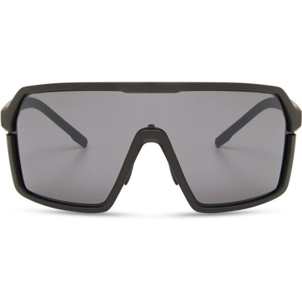 Madison Eyewear Crypto Matt Black Sunglasses - Black Mirror Lens