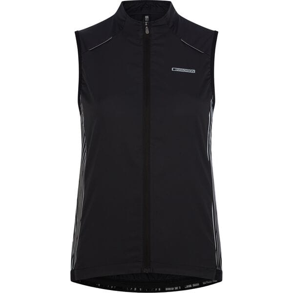 madison gilet stellar reflective windproof womens gilet p112586