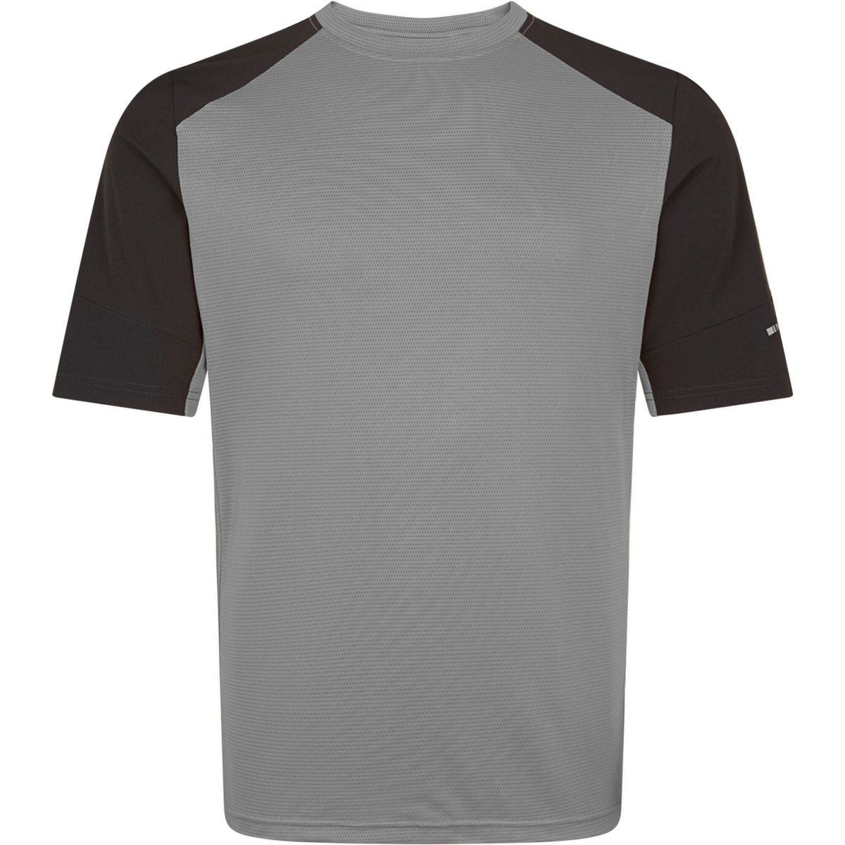 Madison Flux Trail men's magnesium grey short sleeve MTB jersey, XS, with lightweight fabric and breathable design for cycling.
