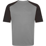 Madison Flux Trail men's magnesium grey short sleeve MTB jersey, XS, with lightweight fabric and breathable design for cycling.