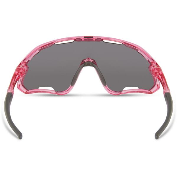 Madison Eyewear Code Breaker Crystal Gloss Pink Sunglasses-3 Lens Pack-Silver Mirror/Amber/Clear