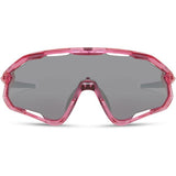 Madison Eyewear Code Breaker Crystal Gloss Pink Sunglasses-3 Lens Pack-Silver Mirror/Amber/Clear