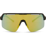 Madison Eyewear Crypto Air Gloss Black Sunglasses - Bronze Mirror Lens