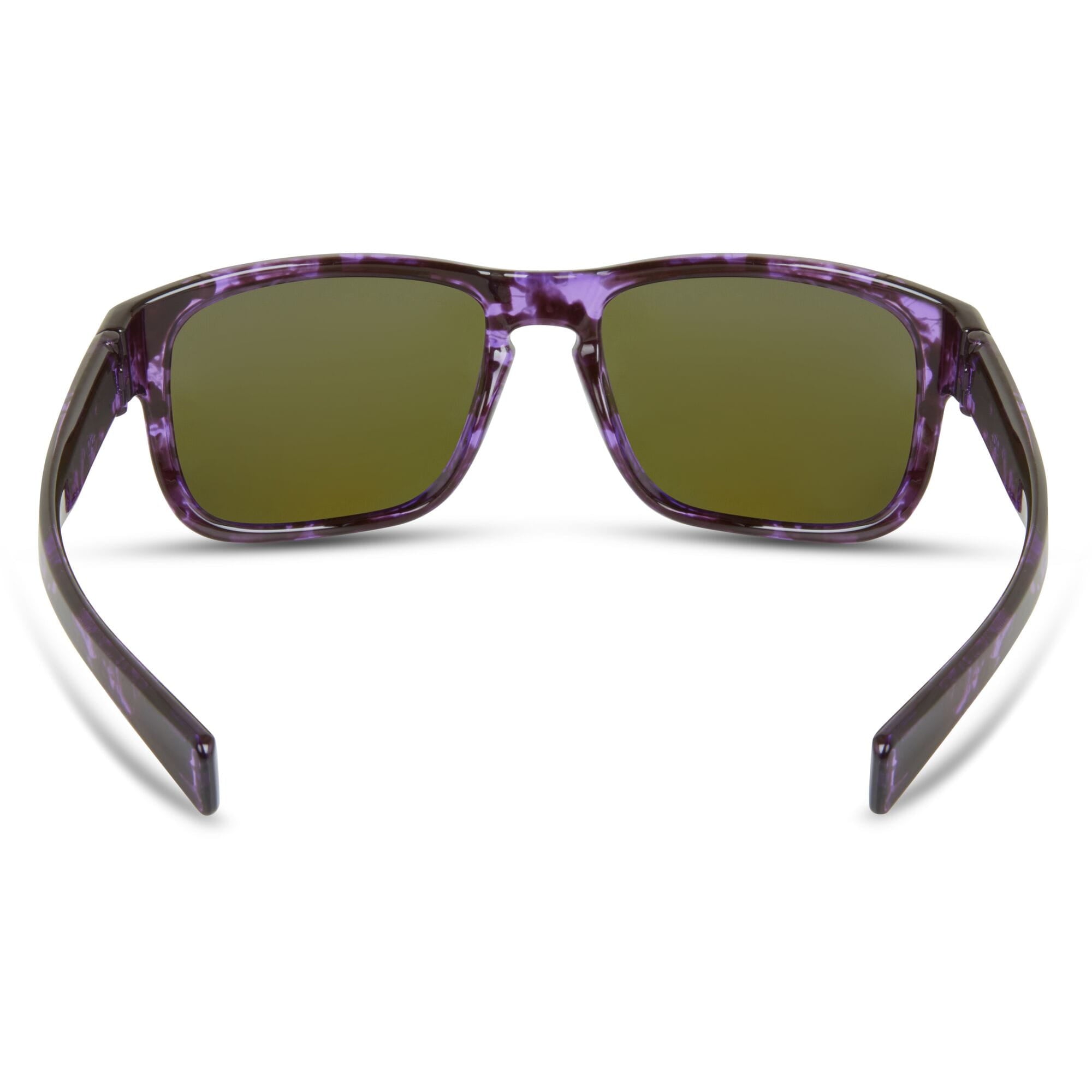 Madison Eyewear Signal Crystal Tortoise Shell Sunglasses - Purple Mirror Lens
