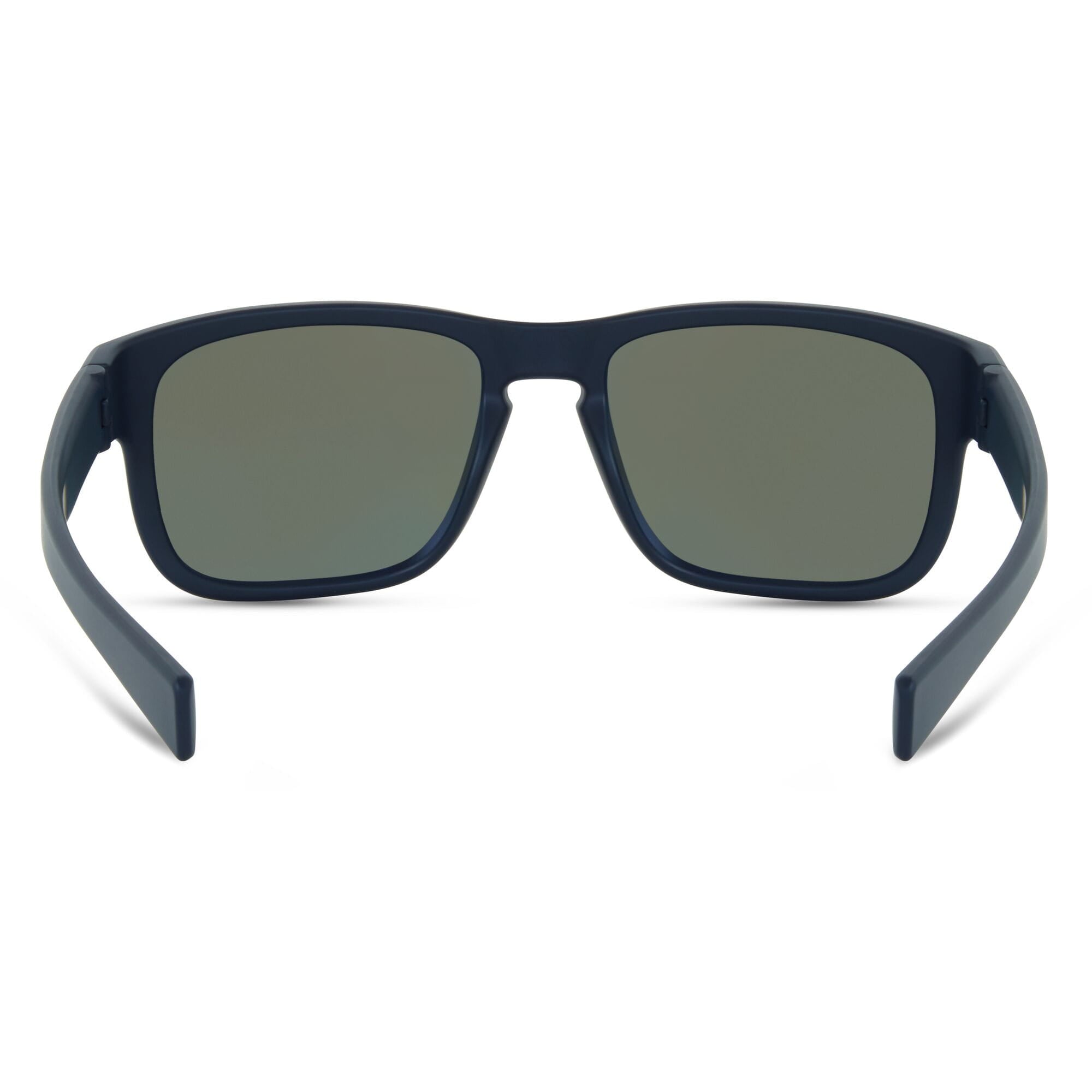 Madison Eyewear Signal Ink Navy sunglasses with blue mirror polycarbonate lenses and stylish clothing design.