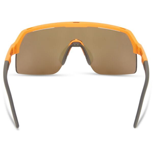 Madison Eyewear Crypto Air Mango Orange Sunglasses - 3 Lens Pack - Fire Mirror / Amber / Clear