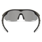 Madison Eyewear Shields Matt Black Sunglasses- 3 Polarised Lens Pack-Silver Mirror/Bronze/Yellow