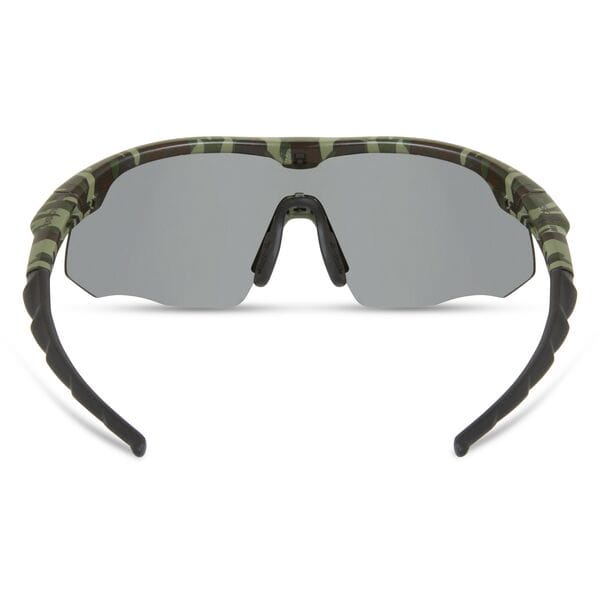 Madison Eyewear Shields Green Camo Sunglasses-3 Polarised Lens Pack-Silver Mirror/Bronze/Yellow