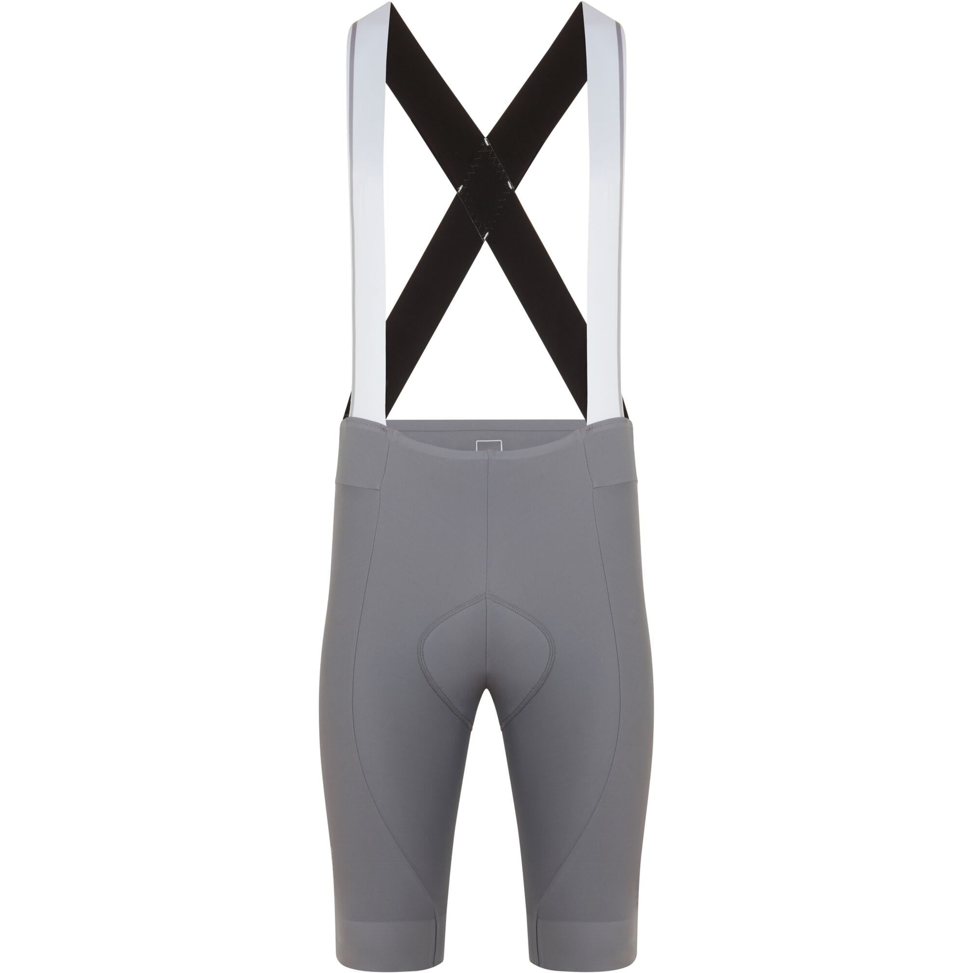 Madison Flux men's cycling bib shorts in Lycra with EIT dual-density pad, showcasing the fitted design and padded chamois for comfort.