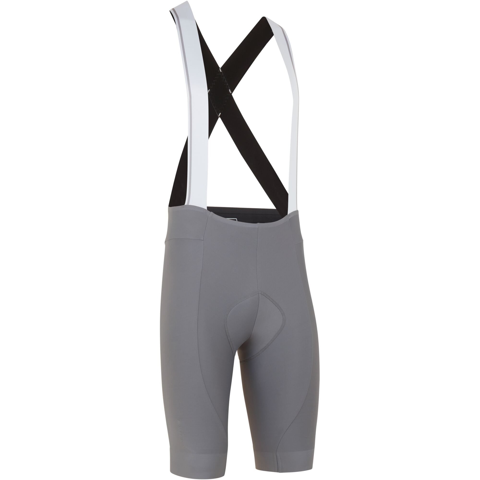 Madison Flux men's lycra cycling bib shorts with EIT dual-density pad, close-up view of the fitted athletic cycling clothing