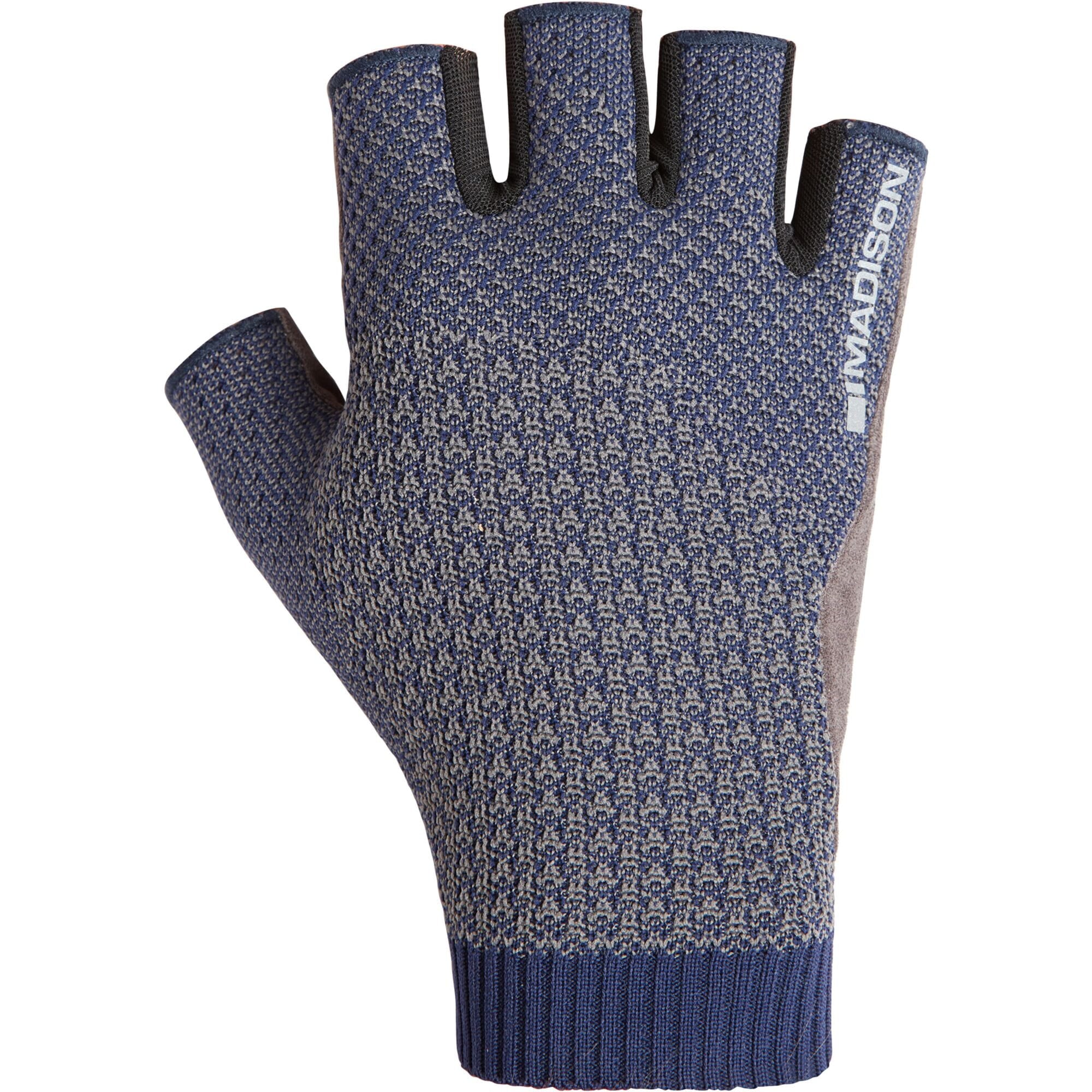 Madison Flux Ergonomix Mitt cycling gloves with touchscreen compatibility, showing padded palms and breathable fabric.